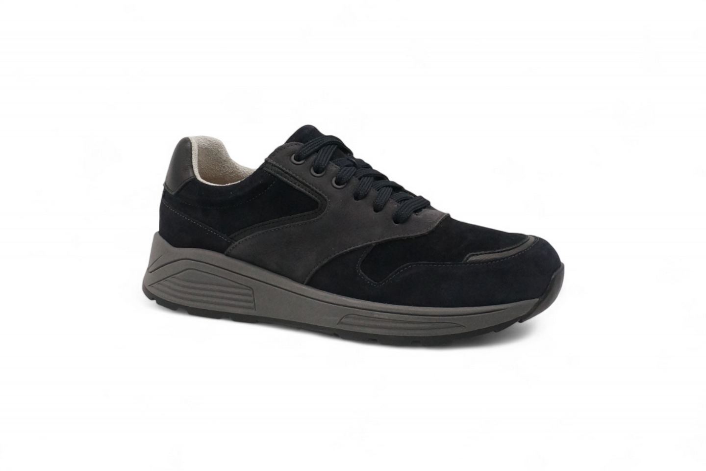 Nimco Brave Lace Navy Combi (218) - Looppunt-schoenen