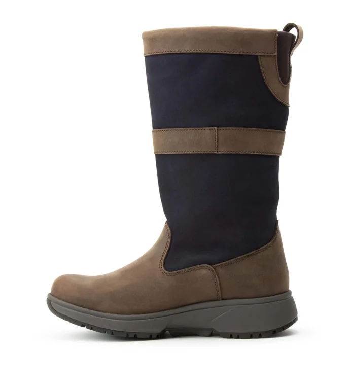 Xsensible-Cork Women-Brown / Navy-schuin